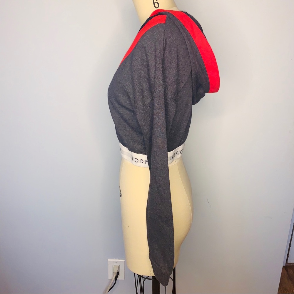 Tommy Hilfiger Cropped L/S Sweatshirt Hoodie - Picture 2 of 6